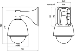 IP видеокамера Beward B85-20H2